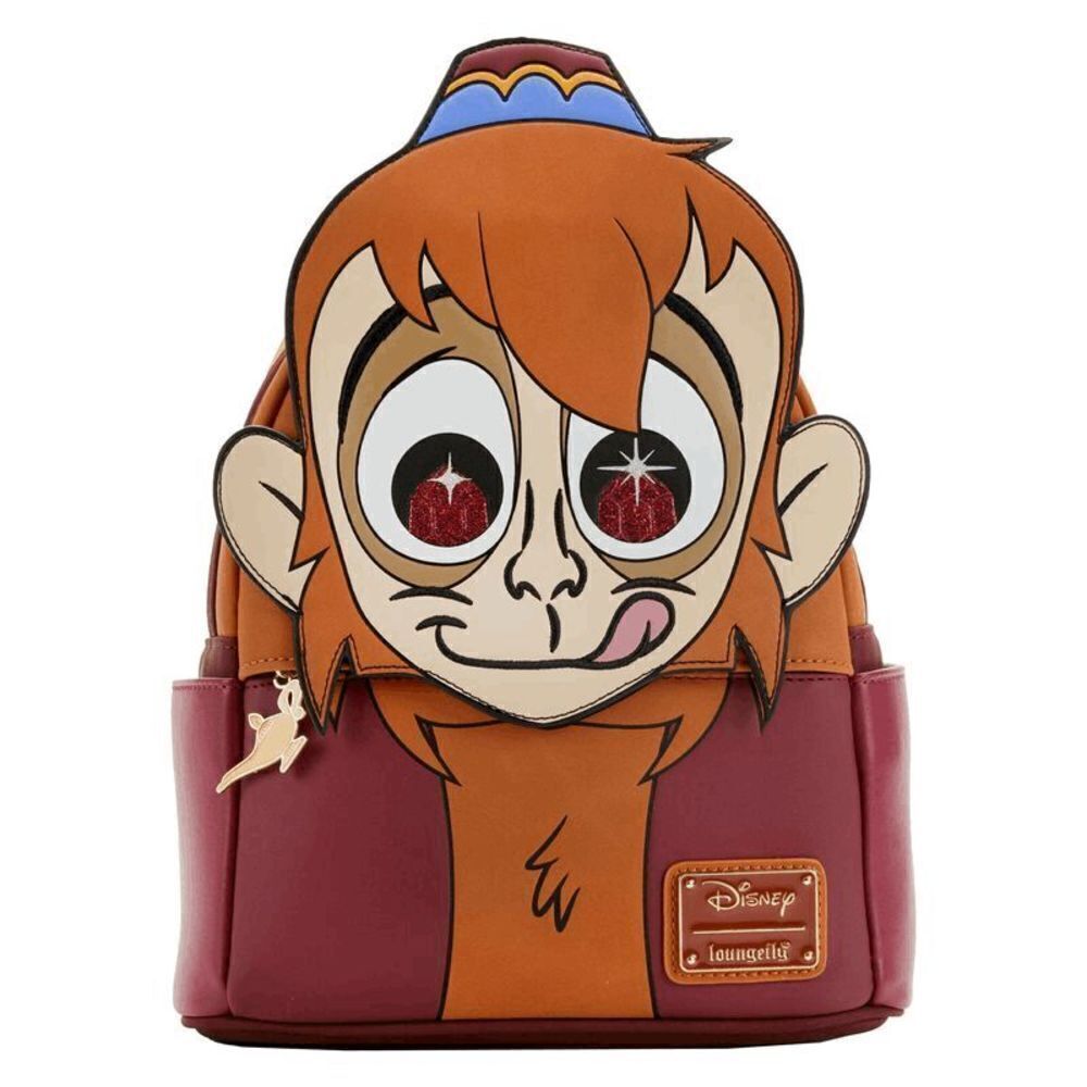 Loungefly Disney Aladdin Abu Monkey Cosplay Figural Mini Backpack